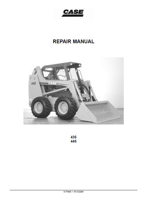 case 435 skid steer service manual|case 435 engine.